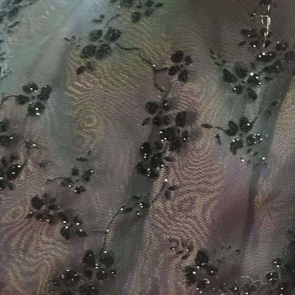 Evening Sparkly Black Dress - Picture 3 of 5